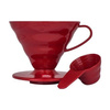 Hario plastikowy Drip V60-02 Czerwony